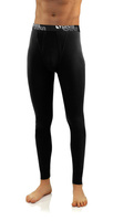 Sesto Senso Herren Thermo-Leggings mit Elastan – Bequeme und Atmungsaktive Baumwollmischung, Ideal für Kalte Tage, Mit Eingriff und Logo-Bund, Schwarz, Art. 122