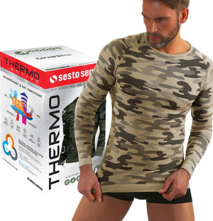 Tricou termic Thermo Active bej