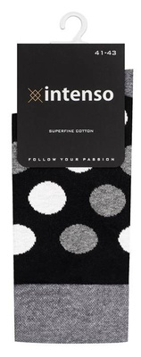 Herren Premium bunt gemusterte Anzugssocken 1955 Intenso