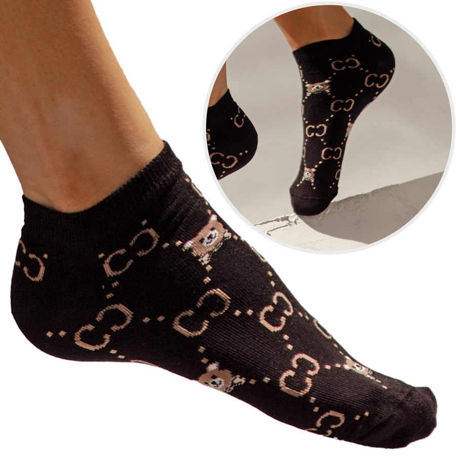 Cc Teddybärenfüße, Farbe Schwarz, Größe 37-41