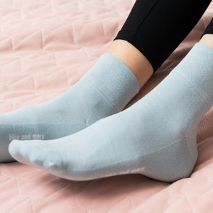 Sportsocken Halb-Frottee Hellblau Blau