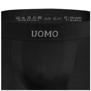 Sesto Senso Herren Nahtlose Boxer Shorts – Sportlich, Bequem, 3er Pack, Poliamid-Elastan, Schwarz, L/XL – Perfekt für Aktive, Hochwertige Qualität