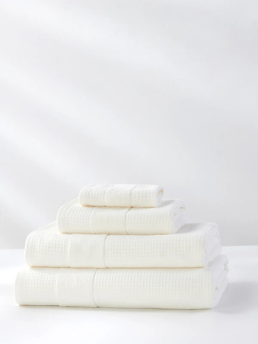 Towel Checky White