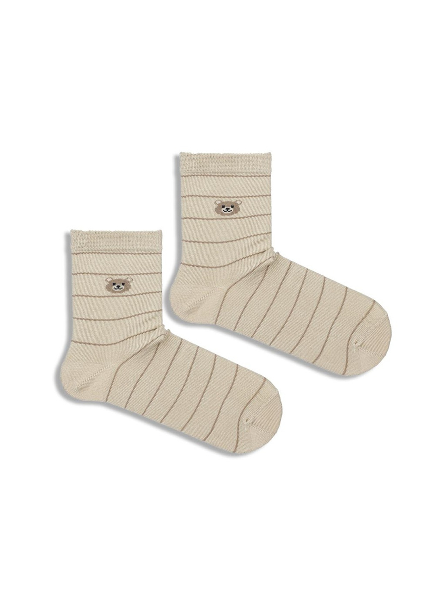 Socken Kinder Serie Beige