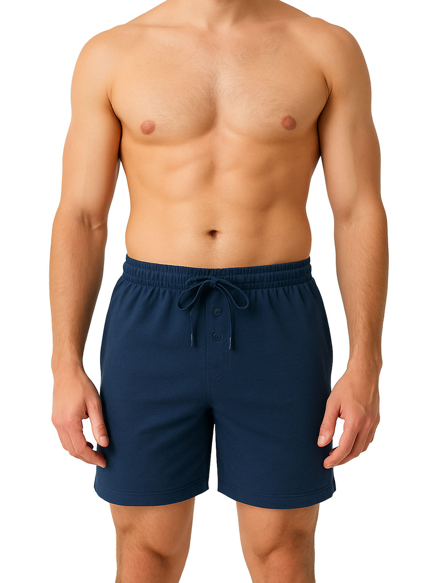 Krótkie spodenki piżamowe do spania Sesto Senso 651-15