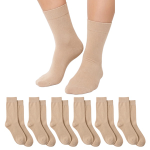 Gianna Herren Socken Glatt Beige