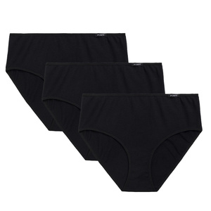 Damen-Slips Classic Beige/Schwarz/Weiß