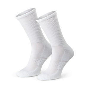 Herrensocken Halb-Frottee Weiß