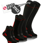 3X Skarpety sportowe treningowe SKB02 Sesto Senso