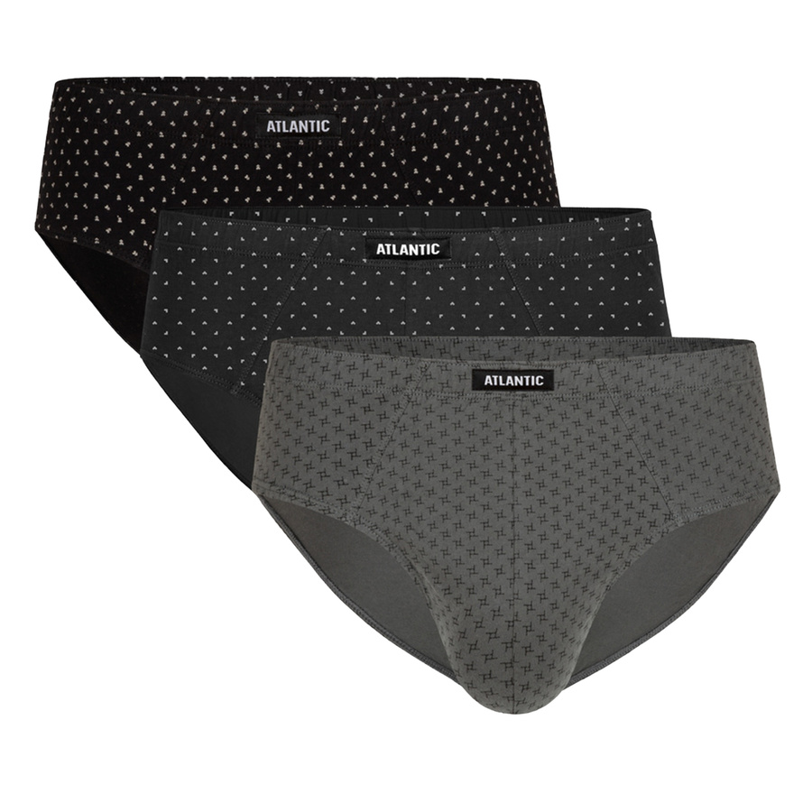 3-PACK Slipy męskie classic Atlantic