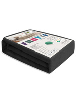 Frottee-Spannbettlaken Serie Graphit