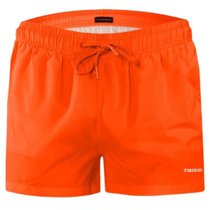 Sesto Senso Herren Badeshorts SZ24 – Schnell trocknend, 100% Polyester, Elastischer Bund, Taschen, Komfortable Netzinnenhose, Ideal für Strand und Pool, Farbe: Orange, Modell: SZ2402, Frühling/Sommer Kollektion