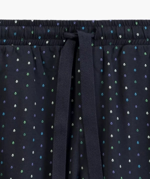 Herren-Schlafanzug Serie nmp-388 Blau/Grau