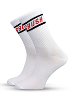 Herrensocken Go! Weiß mit Print