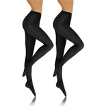 Sesto Senso Damen Strumpfhose Set – Blickdichte Microfaser Strumpfhosen 40 DEN, Weich und Komfortabel, Nahtlos, Perfekte Passform, Vielseitig, Rot, XL, 2er Pack