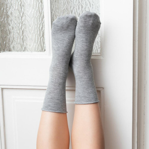 Kaschmirsocken Serie Grau