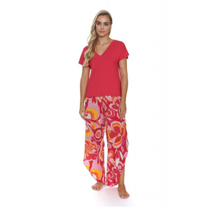 Doctor Nap Pyjama aus Viskose mit Blumenmuster