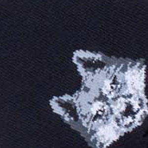 Stopki męskie BAWEŁNIANE Wilk i księżyc Milena