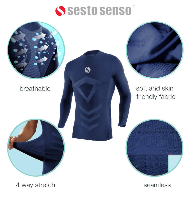 Sesto Senso thermoaktives Stretch-Sport-Set