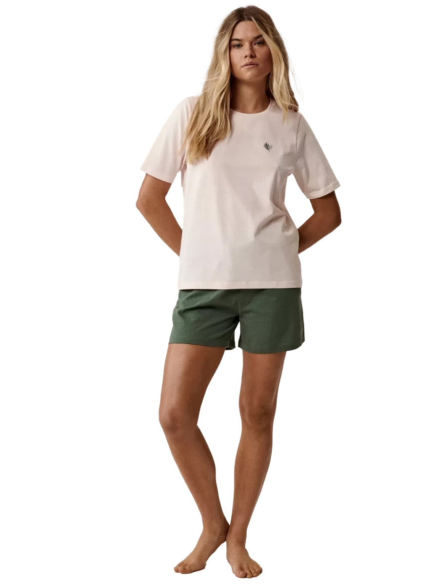 Damen Schlafanzug nlp-498e Rosa Grün