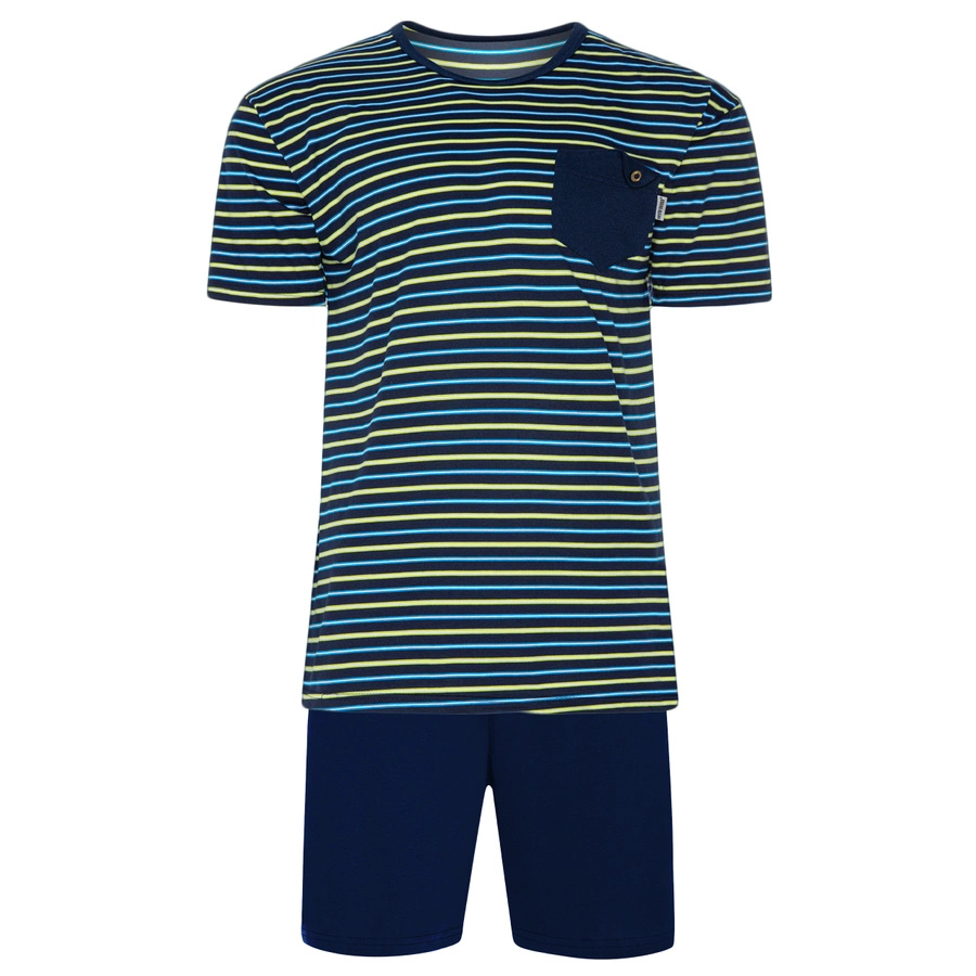 Herren-Pyjama Serie Blau