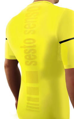 Kurzarmshirt Dryarn Gelb