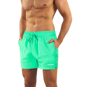 Sesto Senso Herren Badeshorts SZ2406 – Schnelltrocknend, Mit Taschen, Elastischer Bund, 100% Polyester, Ideal für Strand und Pool, Farbe: Mintgrün/Grün, Frühling/Sommer Kollektion