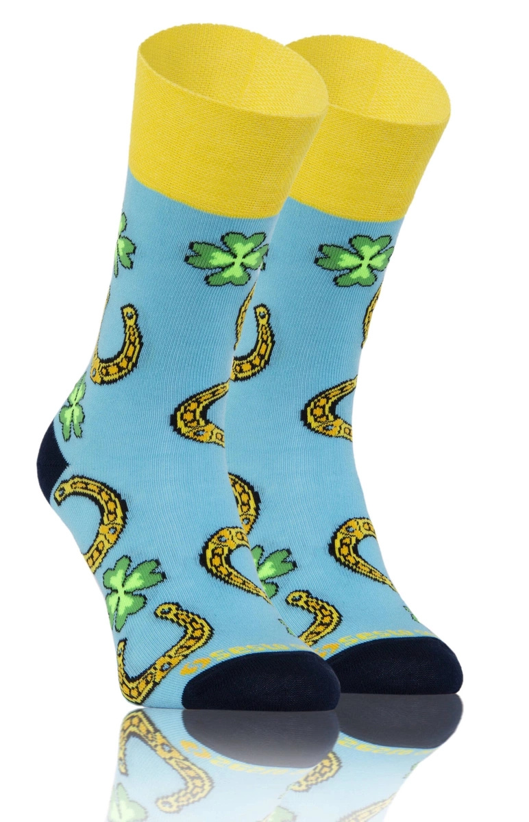 6X Finest farbige Socken als Geschenk von Sesto Senso