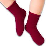 Kindersocken/Kleinkindsocken aus Merinowolle ohne Druck. 130 Steven