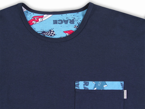 Herren-Pyjama Serie Dunkelblau