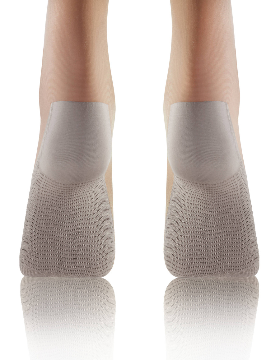 Sesto Senso Damen Podkolanówki – Massierende Sohle, 20 Den, Poliamid-Elastan Mix, Nicht-Drückend, Unterstützt Durchblutung, Elegant Halbtransparent, 3er Pack, Schwarz