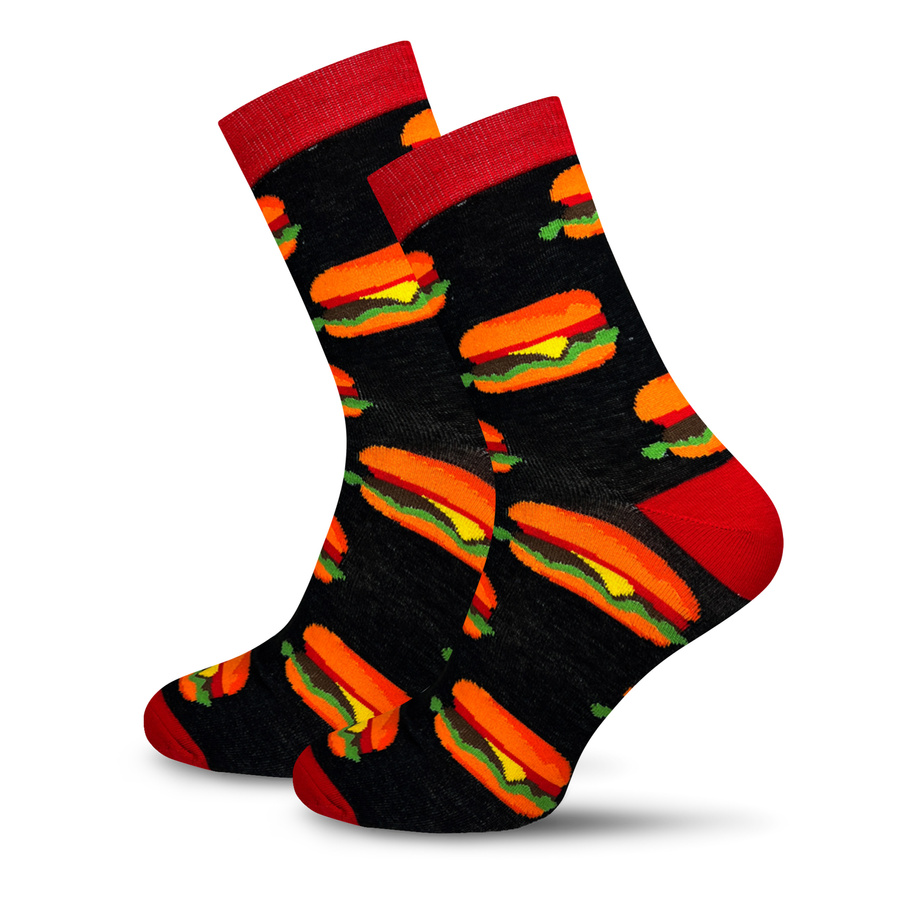 5X Bunte Fast Food Socken für Männer