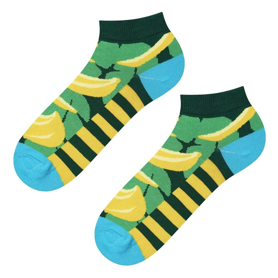 Herren Socken Soxo Good Stuff Baumwolle Banane bunt