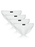 2 X Slipy Męskie Mini Czarne Bawełna Pima Bielizna Atlantic Basic