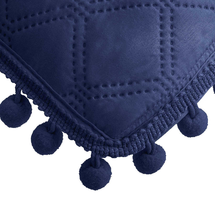 Kissenbezug Pompoo Dunkelblau