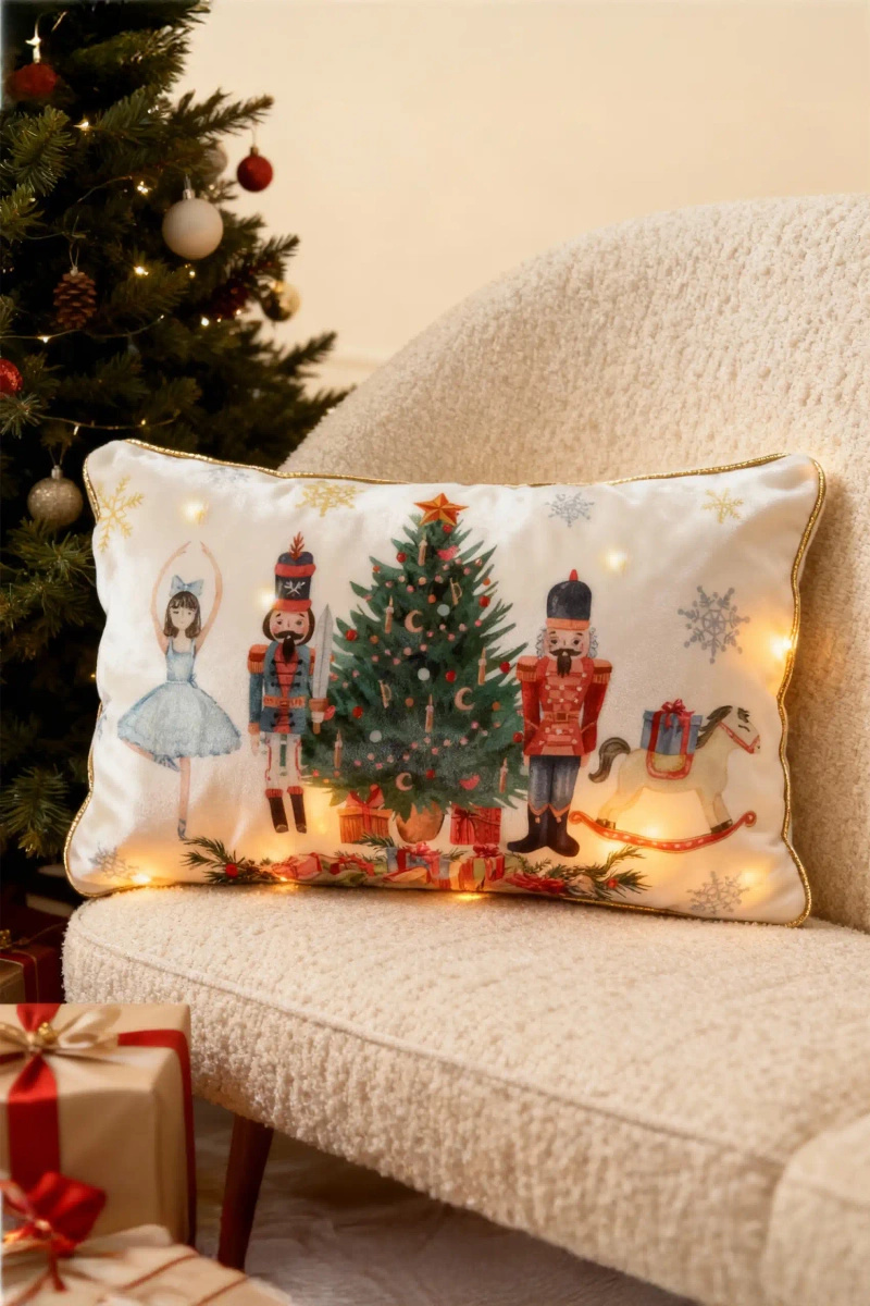 S PILLOWCASE 30*50 CHRISTMAS TIME LED