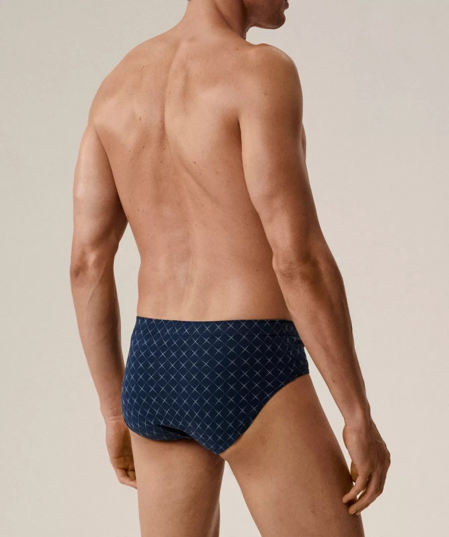 Slips Herren 3mp-205 Braun/Marine/Blau/Schwarz