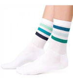 Sportliche gestreifte Socken für Damen/Herren Mehr Mode