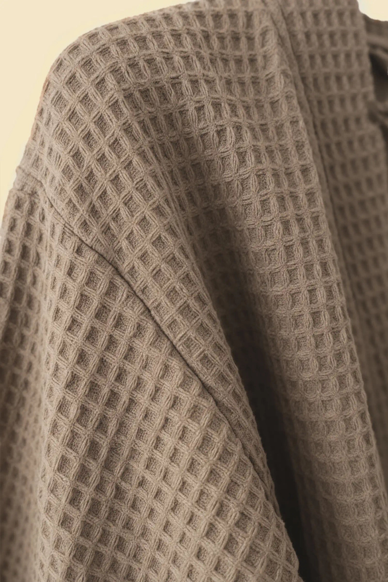 S BADEMANTEL WAFFEL C.BEIGE XXL