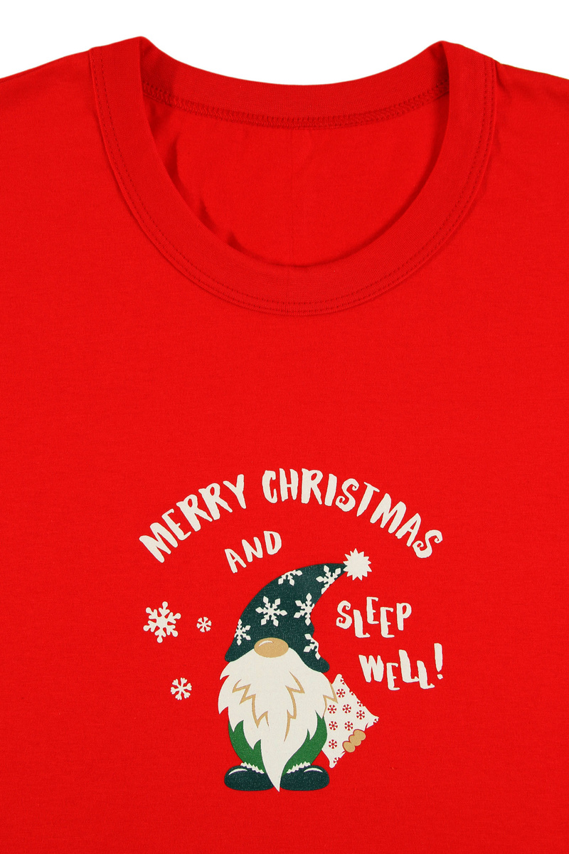 Schlafanzug Herren Weihnachten Rot