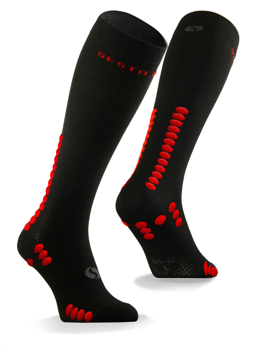 Kompressions-Kniestrümpfe SKB12 Schwarz