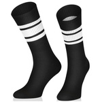 Super Retro Socken mit Aufschrift lang in 3 Streifen