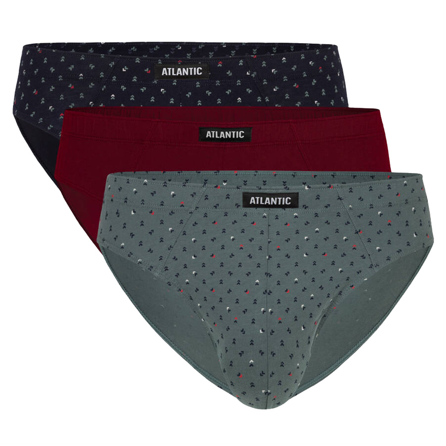 Herren-Slips Serie 3MP-100 Schwarz/Blau/Grün/Rot/Marineblau