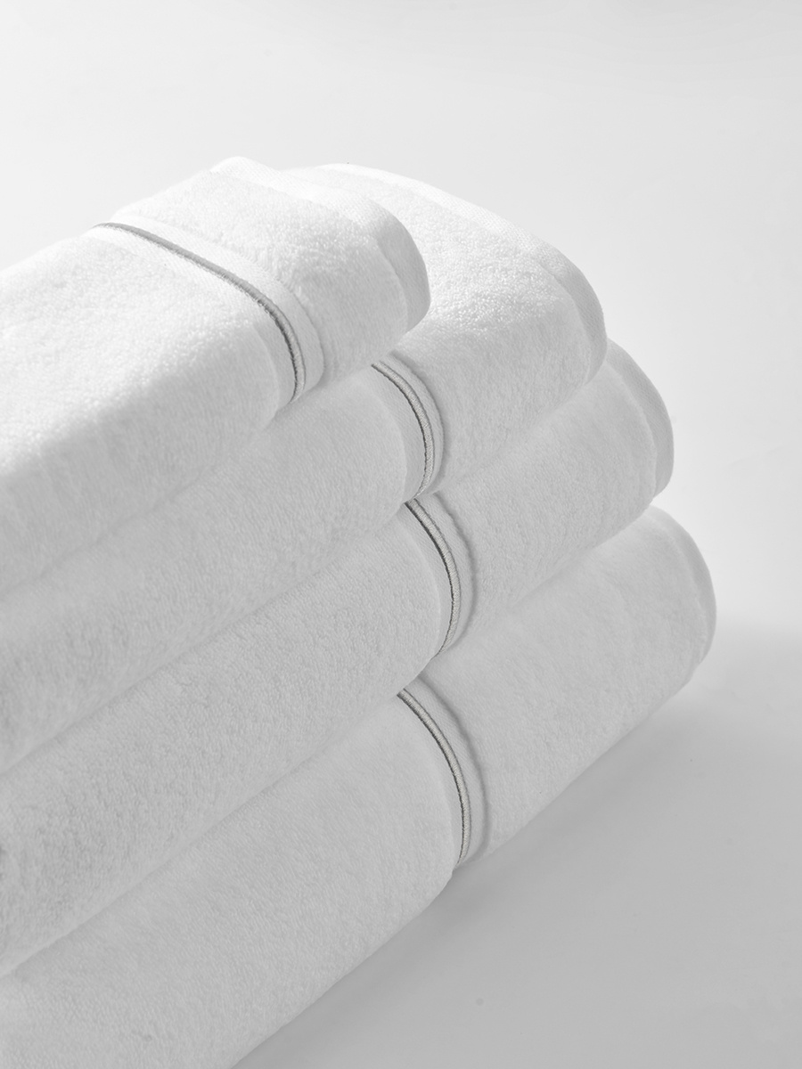 S HANDTUCH 100*150 LIBRE WEISS+SILBER