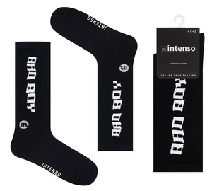 Super Retro Socken mit Aufschriften für ihn Bad Boy