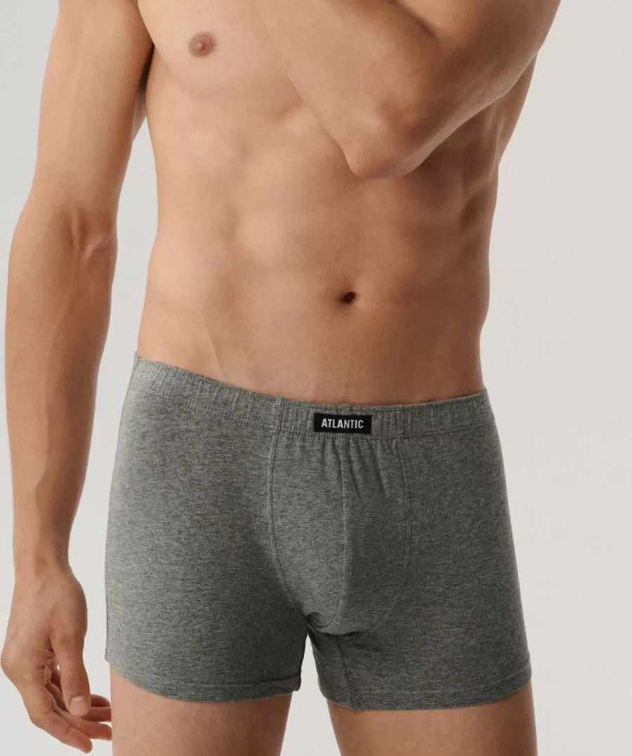 Herren-Boxershorts Serie 3BMH-007 Grau/Schwarz