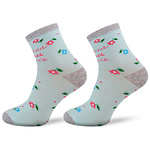 Gemusterte Socken Day Of Mommy Geschenk Milena