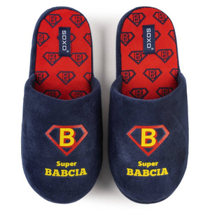 Kapcie dla Babci SOXO Super Babcia w pudełku na prezent