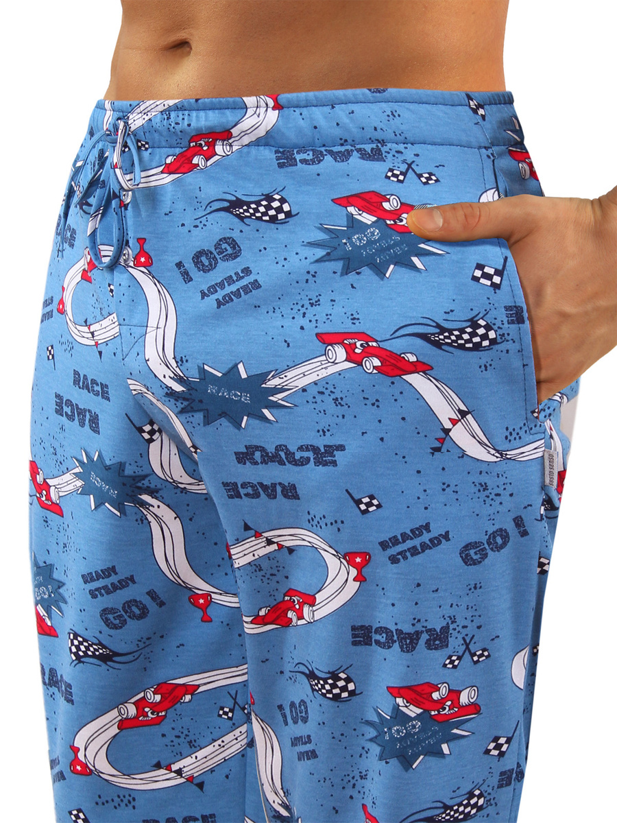 Herren-Pyjama Serie Dunkelblau