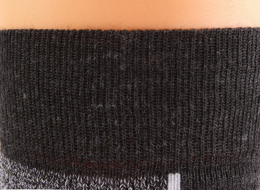 Wollsocken Trekking Winter Grau Mehrfarbig